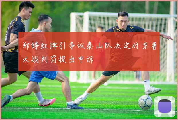 郑铮红牌引争议泰山队决定对京鲁大战判罚提出申诉